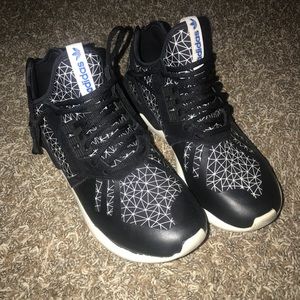 Black and White Adidas